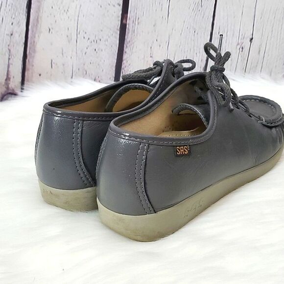 SAS Siesta - Lace Up Loafer Gray 7.5 - Picture 3 of 13